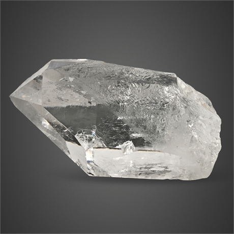 Large Natural Quartz Crystal Point – 3 lbs, 6.5" Cabinet Specimen