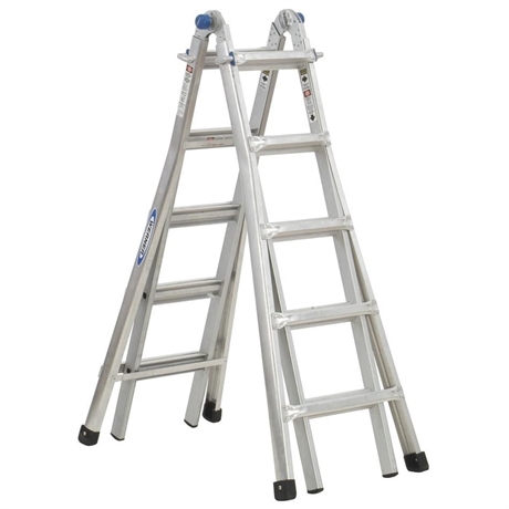 Werner 21' Aluminum Multi-Position Ladder