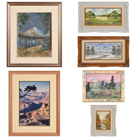 Six Original Paintings