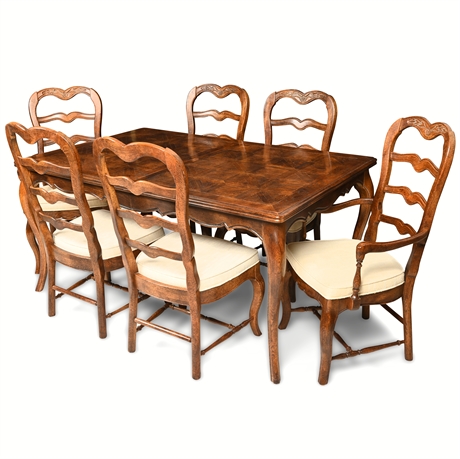 Vintage Hickory Extension Dining Set