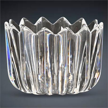 Orrefors "Crown" Crystal Bowl