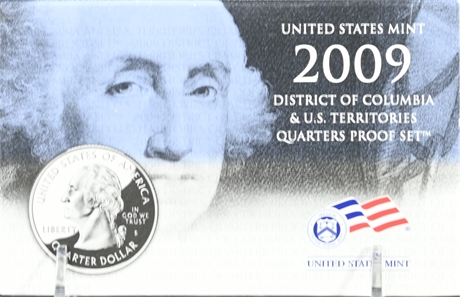 US Mint District of Columbia of US Territories Quarters Proof Set