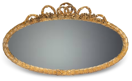 Antique French Gilt Plaster Mirror