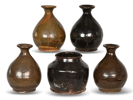 Primitive Stoneware Vases