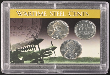 1943 Wartime Steel Cents
