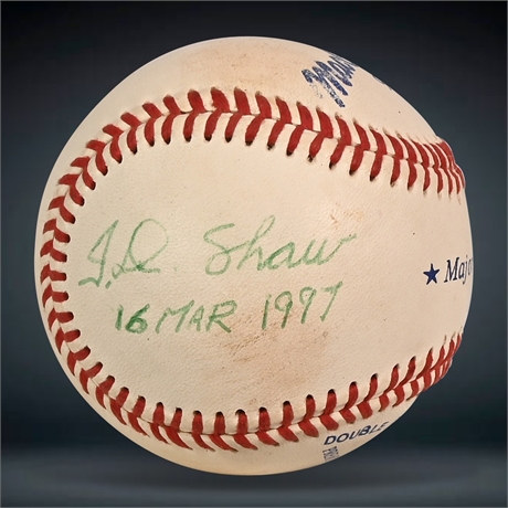 JD Shaw Signed Baseball