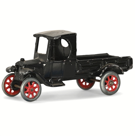 Arcade Cast Aluminum Ford Model T Truck – Late 1930s, Red Spoked Wheels