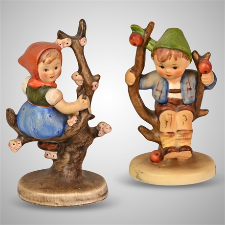 Hummel: 'Apple Tree Boy' & 'Apple Tree Girl'