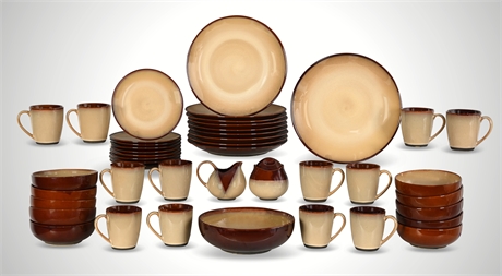 Sango® Nova Brown 44 Piece Dinnerware