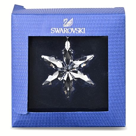 Swarovski Little Star Ornament — 2015 Crystal Snowflake Star