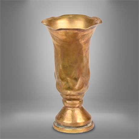 WWII 40mm Trench Art Trumpet Vase