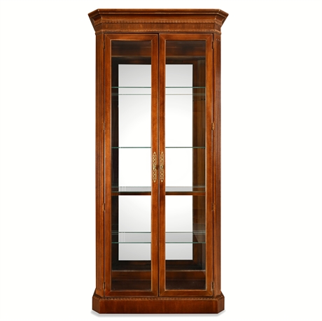 Lighted Curio Cabinet — American of Martinsville, Vintage