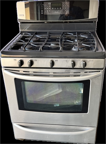 KENMORE ELITE PROPANE GAS 5-BURNER STOVE