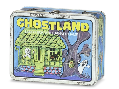 Vintage Ohio Art 1977 Ghostland Metal Lunch Box