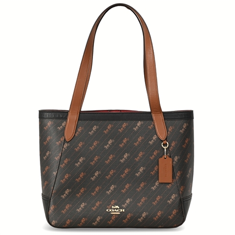 COACH Horse And Carriage Tote 27 With Horse And Carriage Dot Print