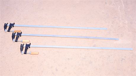Set of (3) 36" Bar Clamps