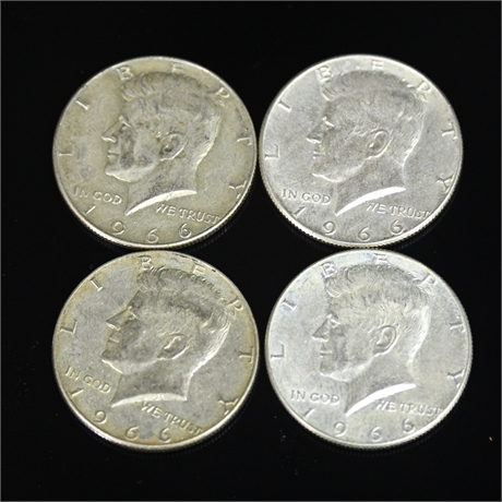 1966 Kennedy Half Dollars