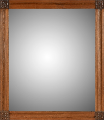 Antique Mahogany Mirror