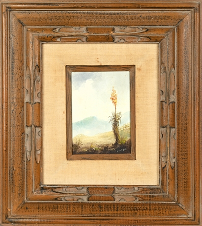 Lester Hughes Desert Landscape, Framed