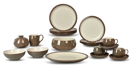 Denby 'Greystone' 17 Pieces