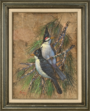 Bird Painting by Maitreé, 1976