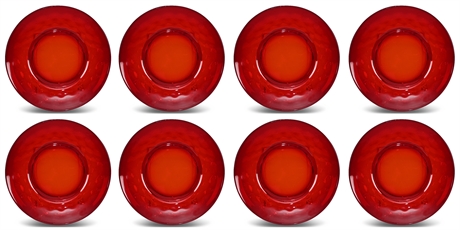 11 Ruby Red Plates