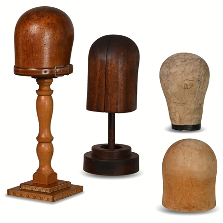 Collection of Antique Hat Molds
