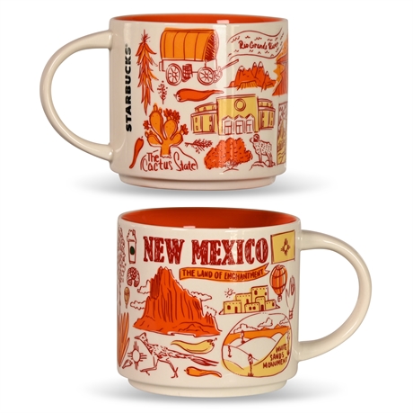 Pair Starbucks New Mexico Mugs