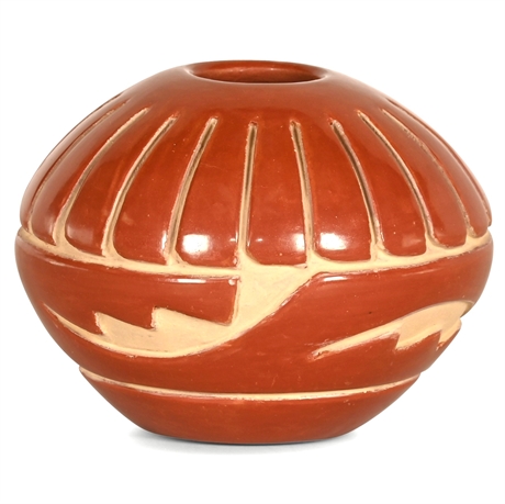 Denise Chavarria Santa Clara Pottery Jar