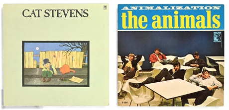 Classic Rock Vinyl Record Collection: Cat Stevens and The Animals