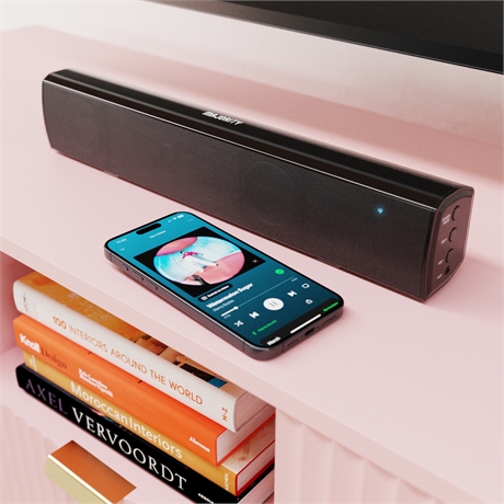 Majority Bowfell Compact Bluetooth Soundbar w/ Remote