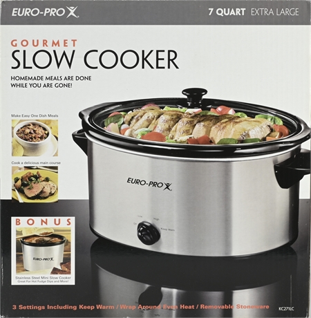 Gourmet Slow Cooker By Euro-Pro X