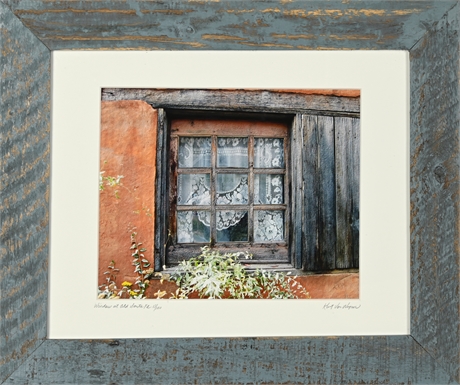 Kurt Von Wagner 'Window at Old Santa Fe' Limited Edition Photo