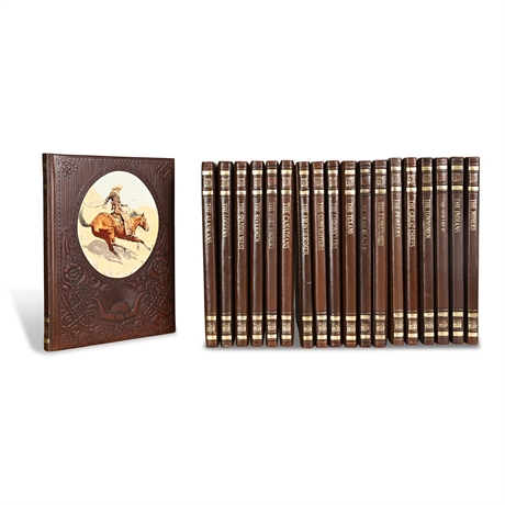 Time-Life "The Old West" Series, 19-Volume Leatherette Set — Remington Cover