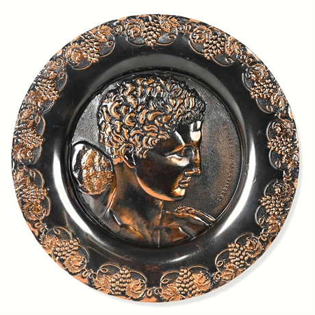 Greek Copper Wall Plaque ‘Hermes of Praxiteles’, 13⅝″