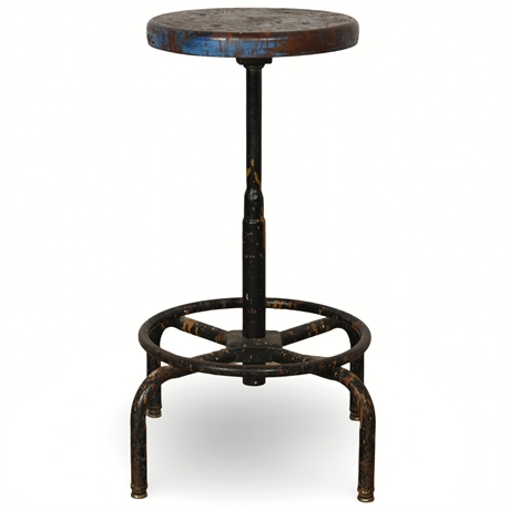 Vintage Shop Stool by Garrett Tubular Products