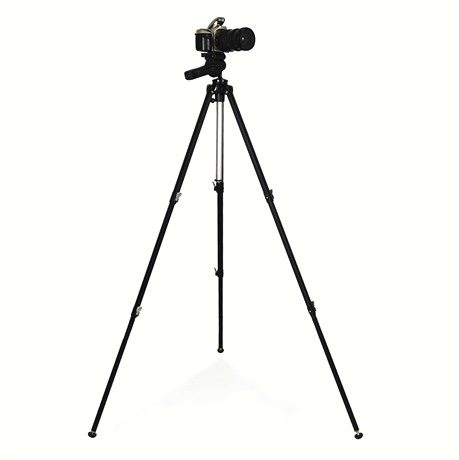 Manfrotto 322RC2 Grip Ball Head on Tripod