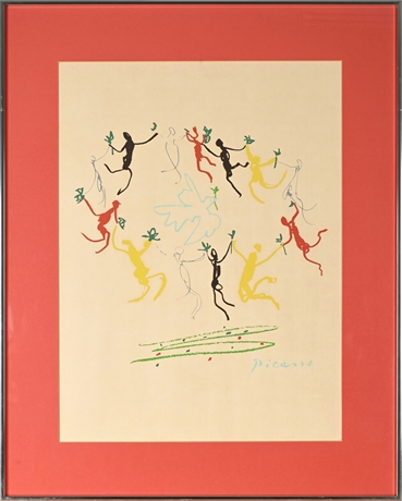 Pablo Picasso “La Ronde de la Jeunesse” Framed Print