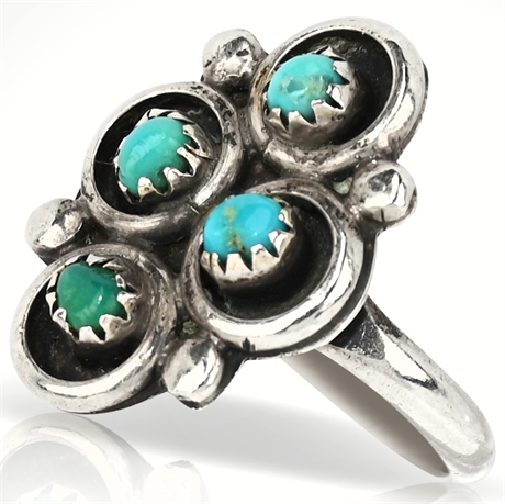 1970's Turquoise Sterling Ring
