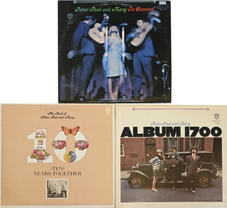 Peter, Paul, and Mary - 3 albums ( 1964-1970)
