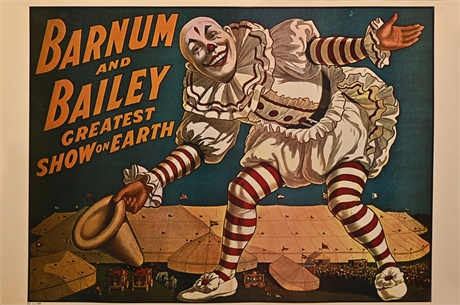 Barnum and Bailey Greatest Show on Earth Poster