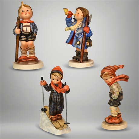 Hummel: 'Hear Ye Hear Ye', 'March Winds', 'Little Hiker', & 'Skier Boy'