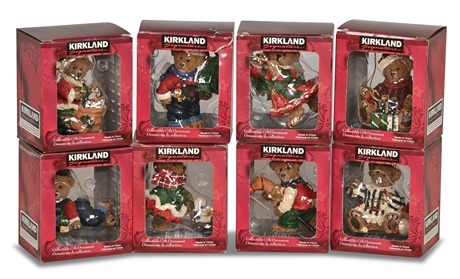 Set Kirkland Collectible Bear Ornaments