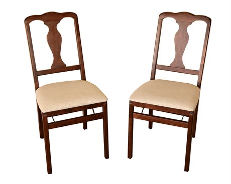 Stakmore Co. Upholstered Folding Chairs