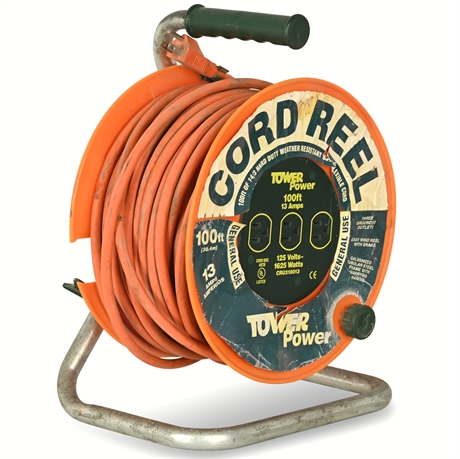 Tower Power® 100' Cord Reel