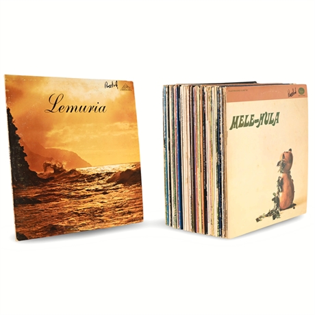 Hawaiian Music Vinyl Record Collection