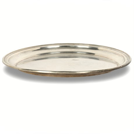 Gorham Sterling Silver Tray, 607, 11" Diameter, 393.5g