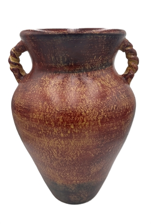 Ceramic Pottery Vase, Heavyweight 35‑lb Statement Piece, Donated by Casa Blanka