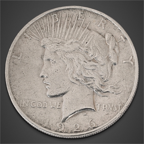 1926-D Peace Silver Dollar