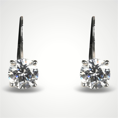 Sterling Silver Swarovski Zirconia Earrings